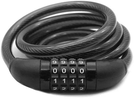 1733296985_8445542028174 Tpster Κλειδαριά Ποδηλάτου Κουλούρα με Συνδυασμό Μαύρη - Image 1