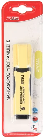 1733846255_5828079257683 Tpster Μαρκαδόρος Υπογράμμισης 2mm Yellow (#FFFF00) 25768 - Image 1