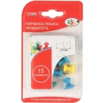 Tpster Σετ 15 Πινέζες 27mm 25956
