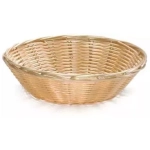 ΚΑΛΑΘΙ ΣΤΡΟΓΓΥΛΟ RATTAN 20cm ΜΠΕΖ   735103