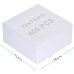 Tpster Χαρτάκια Σημειώσεων σε Κύβο Λευκά 7.6x7.6cm 28344 - Image 2