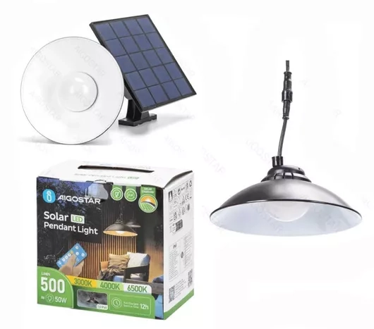 1738850709_mrelephant_6477169 Aigostar Κρεμαστό Ηλιακό Φωτιστικό 50W 500lm 530953 - Image 1