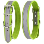 Nunbell Pet Κολάρο Σκύλου Δερμάτινο σε Πράσινο χρώμα 20mm x 45cm 33965