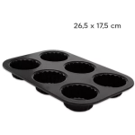 KMT Style Φόρμα Ζαχαροπλαστικής για Cupcakes/Muffins 6 Θέσεων
