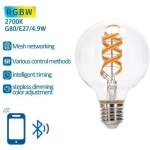 Aigostar Smart  Bluetooth Λάμπα LED και Σχήμα G80 RGBW  MRE  29455