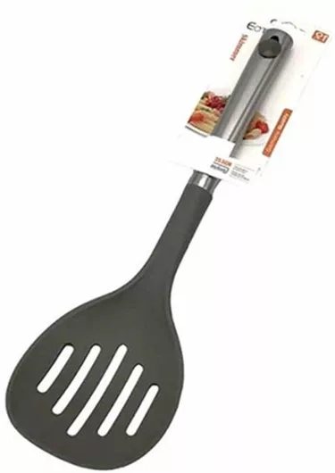 1744382103_mrelephant_58451590 ΣΠΑΤΟΥΛΑ ΚΥΡΤΗ ΜΕ ΤΡΥΠΕΣ ΓΚΡΙ ΑΝΤΙΚΟΛΛΗΤΙΚΗ 35cm 7350216Κ-TS SZ - Image 1