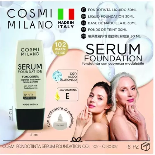 1744382103_mrelephant_58834882 COSMI FONDOTINTA SERUM FOUNDATION COL. 102 1004988-TS SZ - Image 1