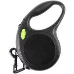 Nunbell Pet Πτυσσόμενο Λουρί/Οδηγός Σκύλου Ιμάντας σε Μαύρο Χρώμα 5m 33948