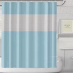 ΚΟΥΡΤΙΝΑ ΝΤΟΥΣ ΓΑΛΑΖΙΑ-ΛΕΥΚΗ 180*180CM 60785-TS