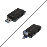 Treqa USB-6 Card Reader USB 2.0 micro USB Type-C για SD - Image 2