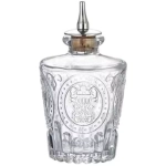 ΜΠΟΥΚΑΛΙ DASH ANTIQUE ΣΤΡΟΓΓΥΛΟ 150ml 7cm x 13cm ΔΙΑΦΑΝΟ HOMST 7351415-SZ