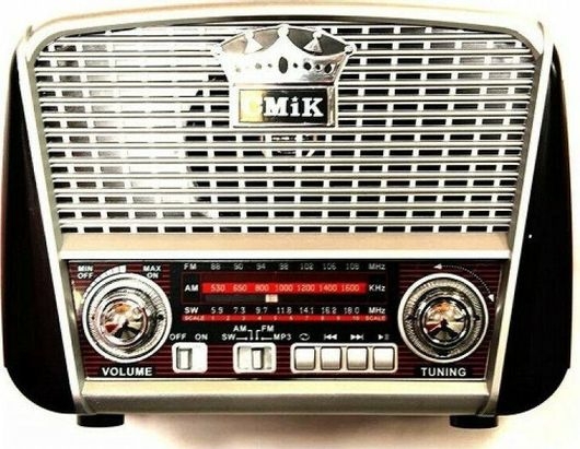 20201125135900_cmik_mk_455uc_bt Cmik MK-455UC-BT Retro Επιτραπέζιο Ραδιόφωνο Επαναφορτιζόμενο με USB Κόκκινο - Image 1