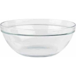 Homestyle Lys Σαλατιέρα Γυάλινη Διάφανη 20x20cm 6τμχ 7002027-24/6