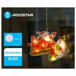 Aigostar Χριστουγεννιάτικο Πλαστικό Φωτιζόμενο Διακοσμητικό Αεροπλανάκι Μπαταρίας 23x17x2,6εκ.