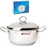 Homestyle Βαθιά Ανοξείδωτη Κατσαρόλα 7lt / 26cm 242613