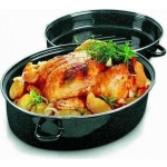 Homestyle Γάστρα Οβάλ από Αλουμίνιο 42x34cm BLACK 3807420-TS SZ - Image 2