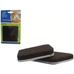 AGC Τσοχάκια Τετράγωνα με Αυτοκόλλητο 4.3x4.3mm 6τμχ 30501211