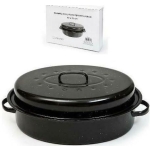 Homestyle Γάστρα Οβάλ από Αλουμίνιο με Σχάρα 33x22cm 667001