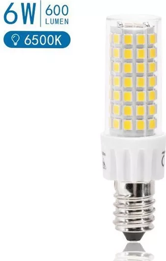 8433325284169 Aigostar Ντουί Λάμπα LED για Ντουί E14 Ψυχρό Λευκό 600lm 104402 - Image 1