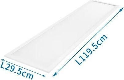 8433340002878 Aigostar Παραλληλόγραμμο Χωνευτό LED Panel Ισχύος 40W 6500K με Θερμό Λευκό Φως 120x30εκ. -02878 - Image 1