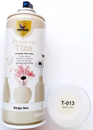 8886182003860 Spsil Pintura A La Tiza Spray Κιμωλίας T-013 Beige Lino 400ml - Image 1