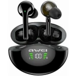 Awei T12P In-ear Bluetooth Handsfree Ακουστικά με Αντοχή στον Ιδρώτα και Θήκη Φόρτισης Μαύρα - Image 5