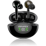 Awei T12P In-ear Bluetooth Handsfree Ακουστικά με Αντοχή στον Ιδρώτα και Θήκη Φόρτισης Μαύρα - Image 4