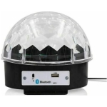 Disco Ball Bluetooth Bluetooth Διακοσμητικό Φωτιστικό Party Light LED Mp3 Player/microSD/USB σε Μαύρο Χρώμα 162261 - Image 2
