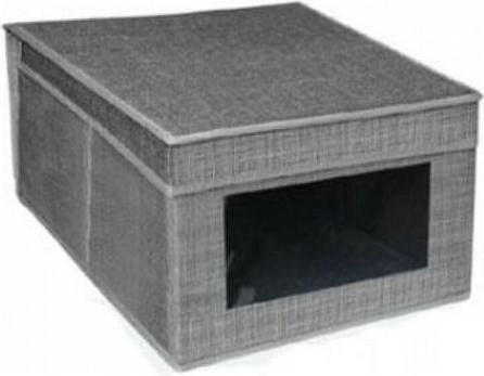 klikit_6644 Υφασμάτινο Κουτί Αποθήκευσης Γκρι 25*35*16CM 29441 TS - Image 1