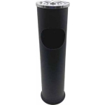 Homestyle Μεταλλικός Κάδος Απορριμμάτων 61678-2 8lt Μαύρος