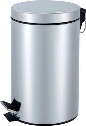 mrelephant_3614453 Homestyle Κάδος Απορριμμάτων από Ανοξείδωτο Ατσάλι Ασημί με Πεντάλ 5lt 616005 - Image 1