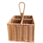Βάση οργάνωσης πλαστικό rattan Διαστάσεις 17.5x13x26cm