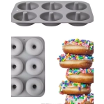 Φόρμα Σιλικόνης για Donuts – Γκρι