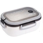 ForHome 922518 Φαγητοδοχείο Πλαστικό 1200ml Οβαλ 21.5x15x9cm ΛΕΥΚΟ - For Home