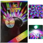 LED 18180 Διακοσμητικό Φωτιστικό με Φωτισμό RGB Party Light LED σε Μαύρο Χρώμα