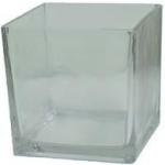 AGC Βάζο γυάλινο 9,8x 9,8x 9,5cm Διάφανο - 10705150