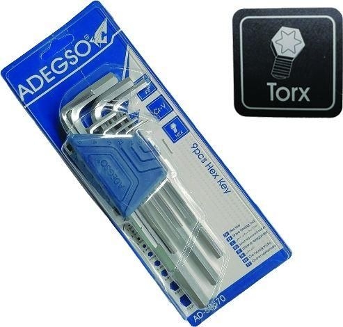 mrelephant_5259439 AGC Σετ 9 Κλειδιά Torx σε Σχήμα L 30501432 - Image 1