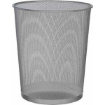 Homestyle Μεταλλικό Καλάθι Αχρήστων Ασημί 735000S