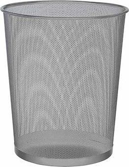 mrelephant_5339285 Homestyle Μεταλλικό Καλάθι Αχρήστων Ασημί 735000S - Image 1