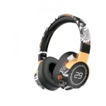 SN-29 Ασύρματα Bluetooth Over Ear Ακουστικά Graffiti Μαύρο