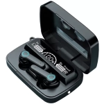 Valdus M19 In-ear Bluetooth Handsfree Ακουστικά με Αντοχή στον Ιδρώτα και Θήκη Φόρτισης Μαύρα