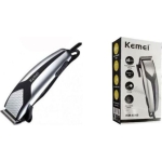 Kemei Κουρευτική Μηχανή Ρεύματος Silver/Black KM-4640 - Image 2